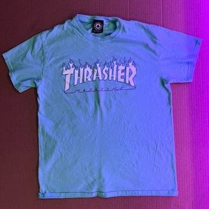 Flame thrasher blue/white T-SHIRT